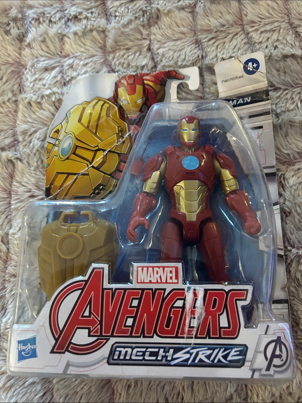 Marvel Iron Man Red and Gold Avengers Mech Strike Figure